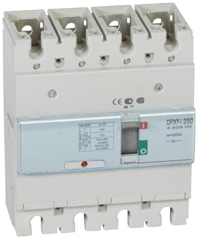 Legrand 420300 Автоматический выключатель без расц. - DPX?-I 250 - 4П - 250 А