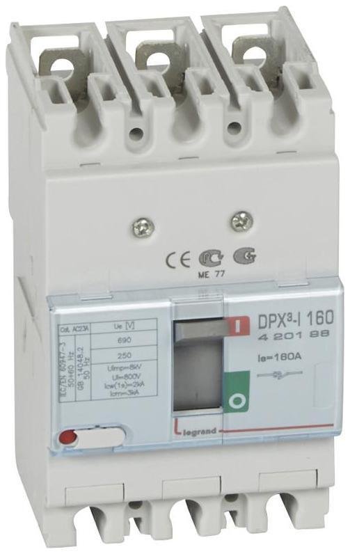 Legrand 420198 Автоматический выключатель без расцепителя - DPX?-I 160 - 3П - 160 А