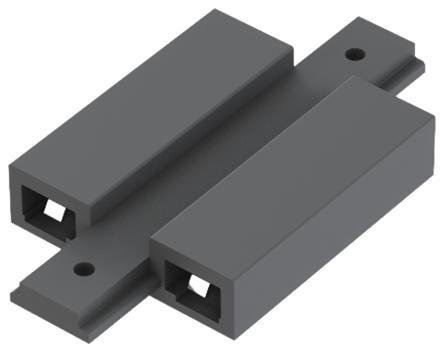 Aqara MZZXLJMK11LM_GR Соединитель накладного трека V1, модель: MZZXLJMK11LM, цвет: серый