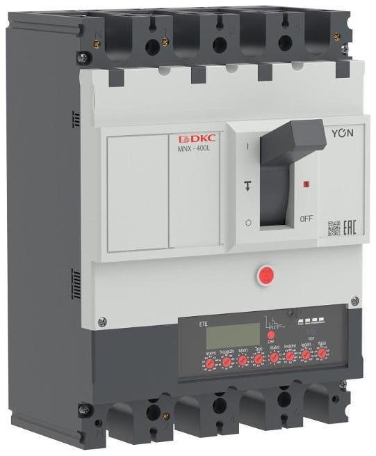 DKC MNX400L4PETE0400 Выключатель автоматический YON pro MNX400L 4P 400A 70kA при AC415V расц. ETE