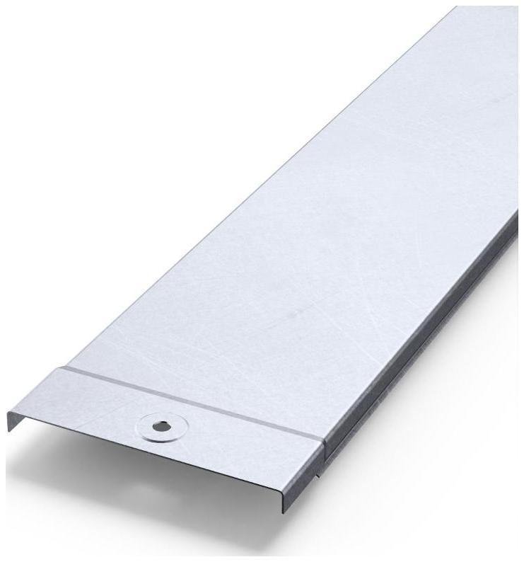 Промрукав PR16.2429 Крышка лотка INOX (AISI 304) 100х3000 (3 м/уп) [в упаковке 3, цена за 1 м]