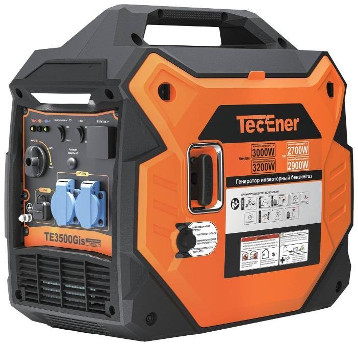 TecEner TE 3500Gis (1112111) Генератор инверторный гибридный газ/бензин TE3500Gis