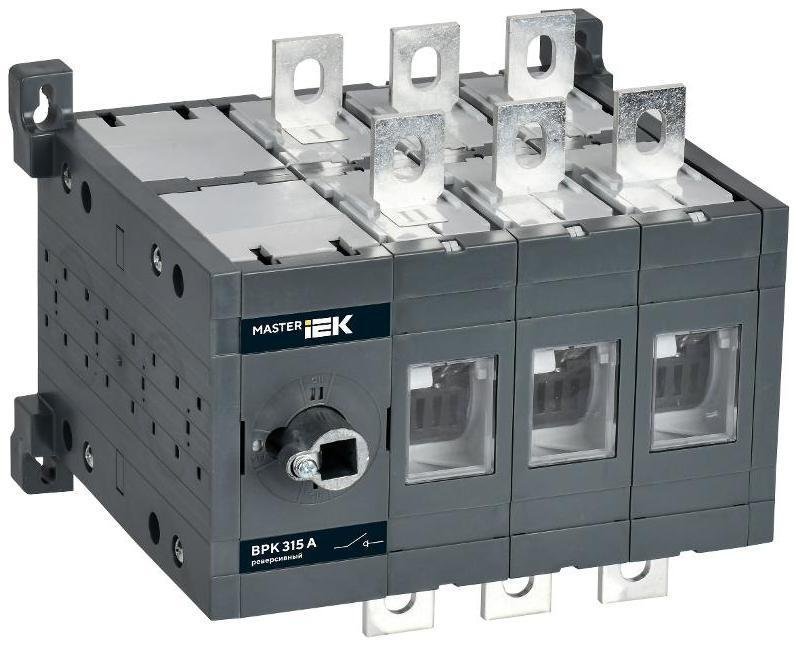 IEK MI-VR20-3-0315-R Выкл-разъед. ВРК реверс. без рукоятки 3P 315А MASTER