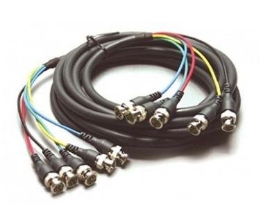 Кабель 5 x BNC вилка - вилка, 75 Ом, 101', 30.5 м