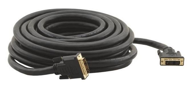 Кабель DVI-D вилка - вилка, Dual Link, 800x600, 64', 19.5 м