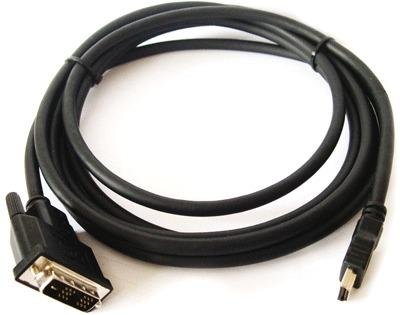 Кабель HDMI вилка - DVI-I вилка, 4К 60Гц, 6', 1.8 м