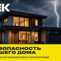 Круглые проводники молниеотвода IEK: надёжная защита от грозовых разрядов!