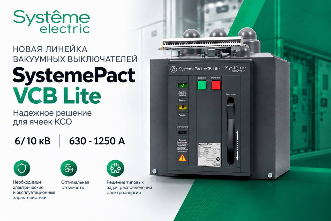 Новинка Systeme Electric — SystemePact VCB Lite