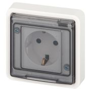 Розетка Эксперт 11-2521-01 2P+E IP55 16А-250В СУ бел. Эра Б0063259