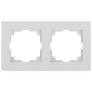 Рамка 2-м СП Accent 6-502-01 бел. Intro Б0063749