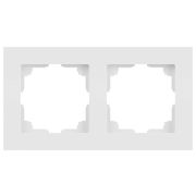Рамка 2-м СП Accent 6-502-01М бел. матов. Intro Б0063751