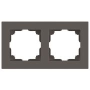 Рамка 2-м СП Accent 6-502-09 титан Intro Б0063723