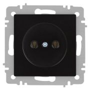 Розетка 1-м СП Accent 6-201-05 16А IP20 250В 2P антрацит Intro Б0063665