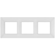 Рамка 3-м Elegance 14-5003-01М для розеток и выключателей матов. бел. Эра Б0065816