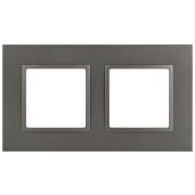 Рамка 2-м Elegance 14-5012-16 Classic для розеток и выключателей титан Эра Б0065825