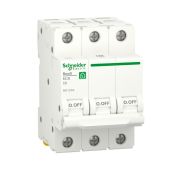 Выключатель автоматический трехполюсный С 6А 3P 6000A RESI9 | R9F12306 | Schneider Electric