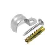 Комплекты для крепления ОКЛ с использованием самореза, дюбеля и скобы СМО 19-20 (100 шт)  | PR08.4996 | Промрукав