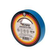 Изолента ПВХ 0.13х15 мм, 20 м, синяя | KR-09-2605 | Kranz