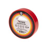 Изолента ПВХ 0.13х19 мм, 25 м, красная | KR-09-2204 | Kranz