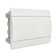 Щит распределительный встраиваемый ЩРВ-П-12 SlimBox белая дверца IP41 PROxima | sb-v-12w | EKF