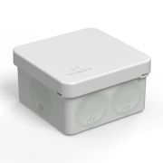 Коробка распределительная 70х70х40мм IP66 6 вводов серая для прямого монтажа двухкомпонентная безгалогенная (HF) (150шт/кор) | 60-0200 | Промрукав