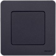 Inspiria Антрацит Переключатель проходной 1-клавишный С/У без рамки IP44 | 673673 | Legrand