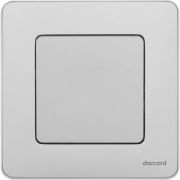 Inspiria Алюминий Переключатель проходной 1-клавишный С/У без рамки IP44 | 673672 | Legrand