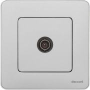 Inspiria Алюминий Розетка телевизионная TV оконечная С/У 10 дБ 5-862 мГц без рамки | 673872 | Legrand