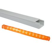 Кабель-канал 20х10 белый  (100 м) | SQ0402-0003 | TDM