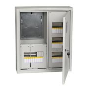 Корпус металлический ЩУРн-3/24зо-1 36 УХЛ3 (ВхШхГ) 560x480x165мм IP31 TITAN | MKM32-N-24-31-ZO | IEK