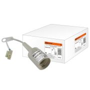 Патрон подвесной с клеммной колодкой Е27 белый | SQ0335-0023 | TDM