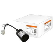 Патрон подвесной с клеммной колодкой Е27 черный | SQ0335-0021 | TDM