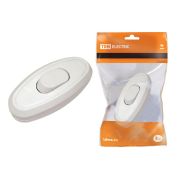 Выключатель на шнур 6А 250В белый  | SQ1806-0021 | TDM