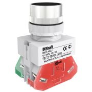 Выкл. кноп. ABLF 22 мм Цвет:ЧЕРНЫЙ 220В ВK-22  | 25012DEK | DEKraft
