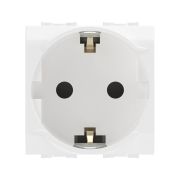 Розетка со шторками з/к 2мод. 16А IP20 белая Brava  | 76482B | DKC