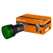 Лампа AD-22DS(LED)матрица d22мм зеленый 230В  | SQ0702-0004 | TDM