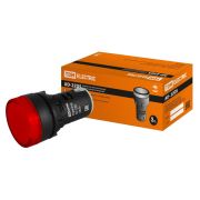 Лампа AD-22DS(LED)матрица d22мм красный 230В  | SQ0702-0002 | TDM
