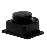 Розетка настенная с защитной крышкой каучуковая 230В 2P+PE 16A IP44 EKF PROxima | RPS-014-16-230-44 | EKF