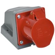 Розетка 114 стационарная 3Р+РЕ 16А 380В IP44  | PSR12-016-4 | IEK