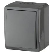 Выключатель IP54, 10АХ-250В, 11-1401-03, ОУ, Эксперт, Серый |Б0020670 | ЭРА