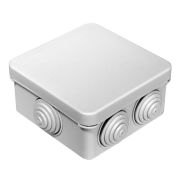 Коробка распределительная для о/п безгалогенная (HF) 80х80х40 (105шт/кор) IP55 | 40-0210 | Промрукав