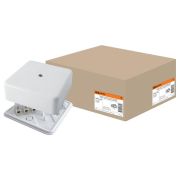 Коробка распределительная КР 50х50х20 о/п с клем. колодкой белая IP40 | SQ1401-0202 | TDM