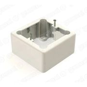 Коробка установочная 1-местная для о/п 85х85х42 IP20, цвет-БЕЛЫЙ (44шт) | GE40232-01 | GREENEL