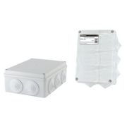Коробка распределительная о/п 190х140х70мм, крышка, IP44, 10 гермовводов, инд. штрихкод | SQ1401-1243 | TDM
