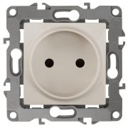 Розетка 12-2105-02 2P, 16АХ-250В,  слоновая кость  |Б0018255 | ЭРА