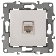 Розетка информационная 12-3107-02 RJ45,  слоновая кость  |Б0014724 | ЭРА