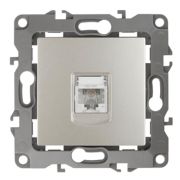 Розетка телефонная 12-3105-15 RJ11,  перламутр  |Б0019345 | ЭРА