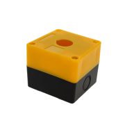 Корпус КП101 пластиковый 1 кнопка желтый EKF PROxima | cpb-101-o | EKF