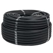 Труба гофр. FRHF с зондом d20мм (100м) черная Plast EKF PROxima | FRHF-20 | EKF