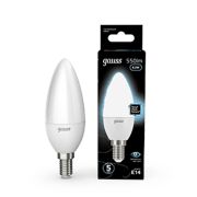 Лампа светодиодная LED 6,5Вт E14 220В 4100К свеча | 103101207 | Gauss